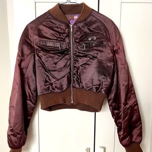 Crop Bomber Jacket